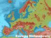 Europa-Höhenprofil